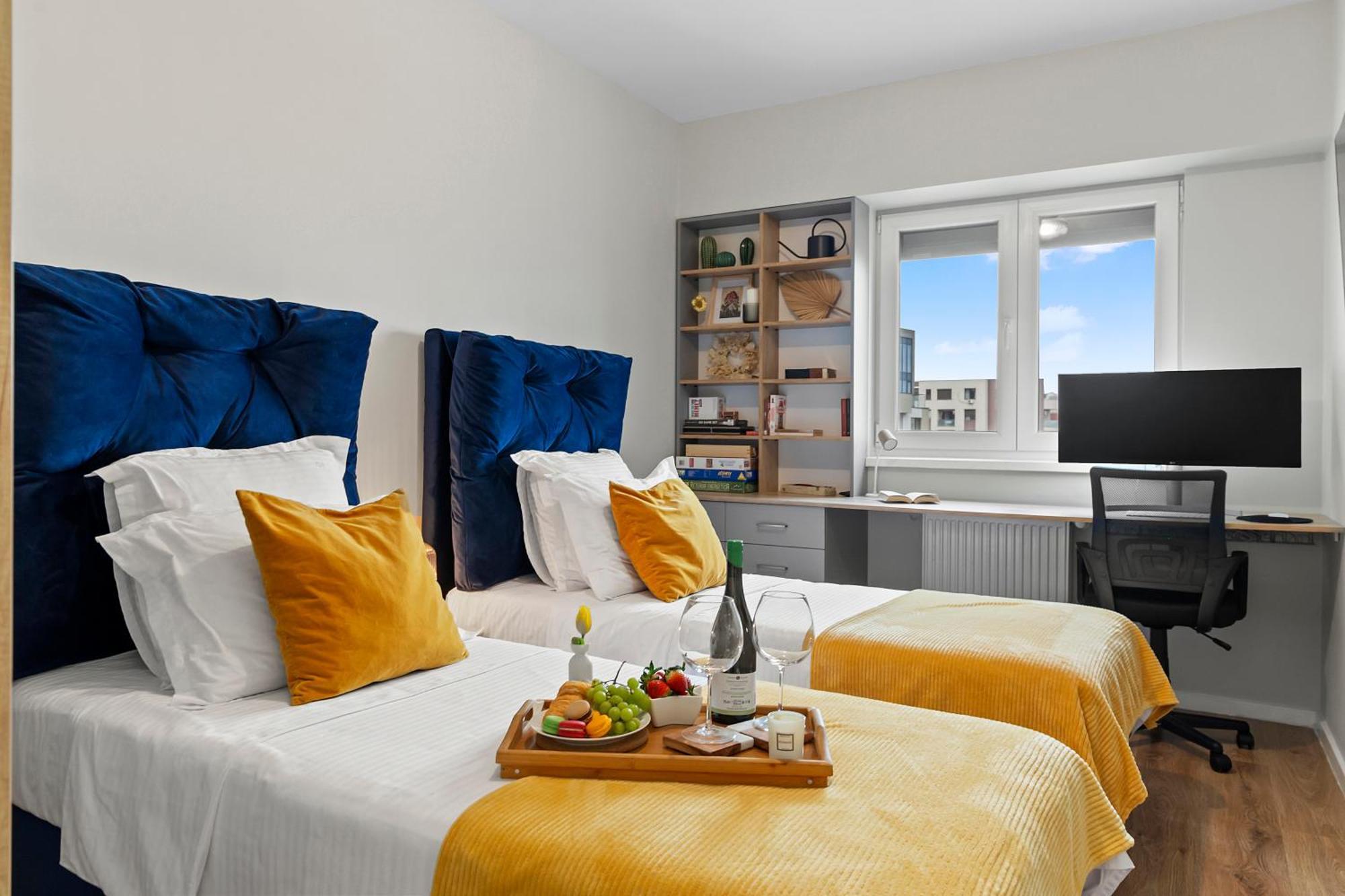 בוקרשט Mido Park Apartment With Private Parking & Self Check-In מראה חיצוני תמונה