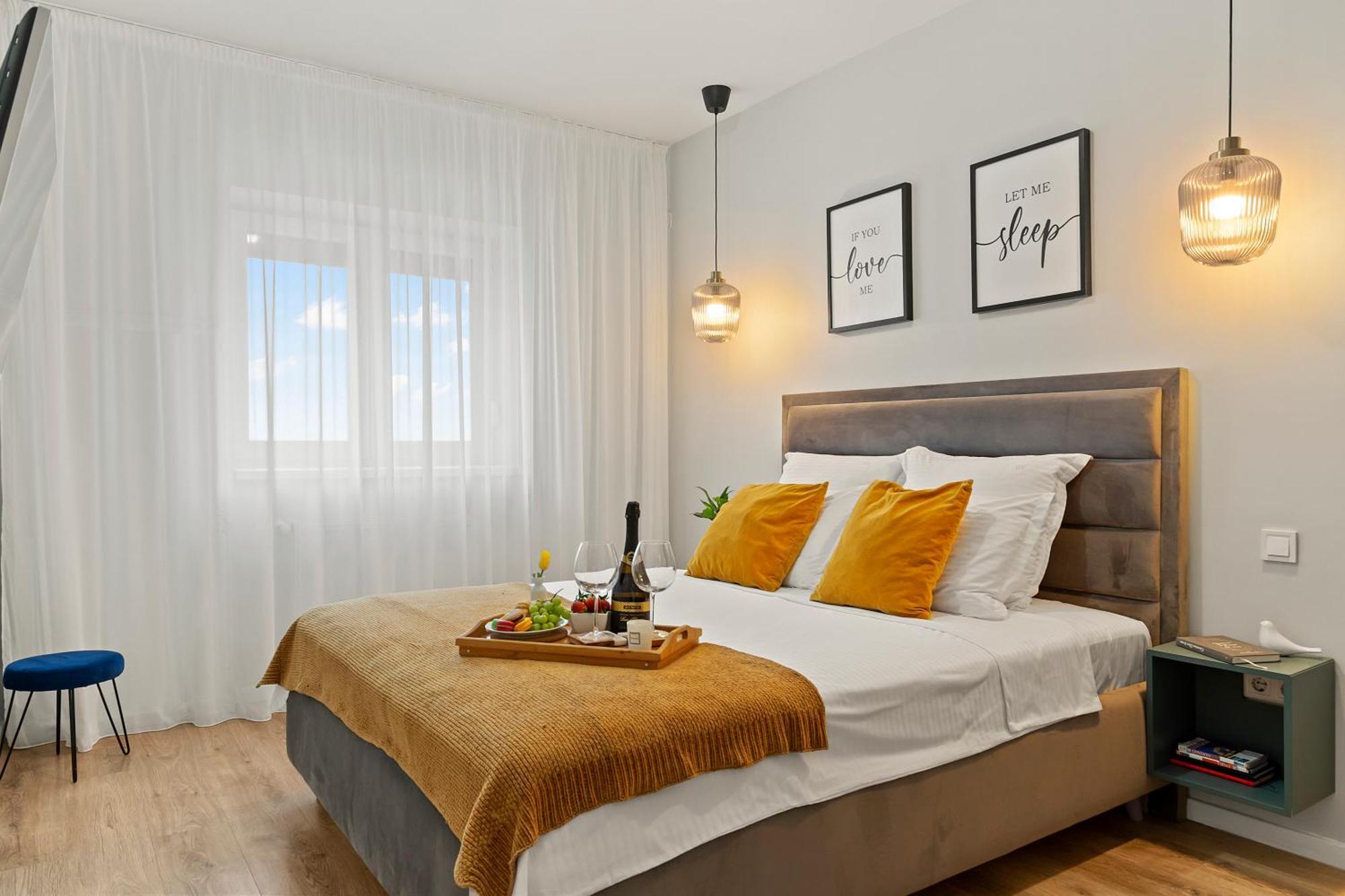 בוקרשט Mido Park Apartment With Private Parking & Self Check-In מראה חיצוני תמונה